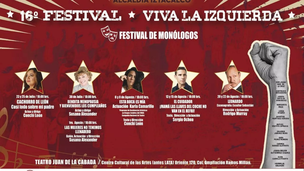 La alcaldía Iztacalco presenta el 16 Festival Viva la Izquierda