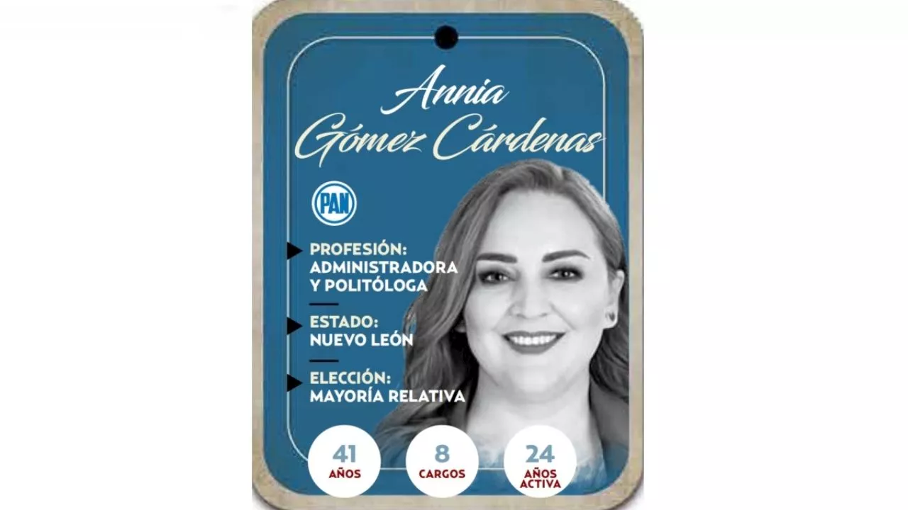 ¿Quién es Annia Gómez Cárdenas? Próxima diputada del PAN por Mayoría Relativa