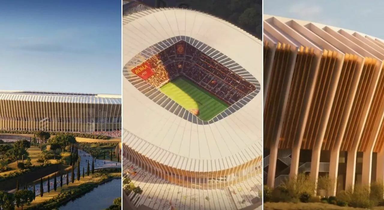 Nuovo Stadio Roma, ecco le prime immagini dell'impianto di Pietralata: il progetto presentato al sindaco Gualt