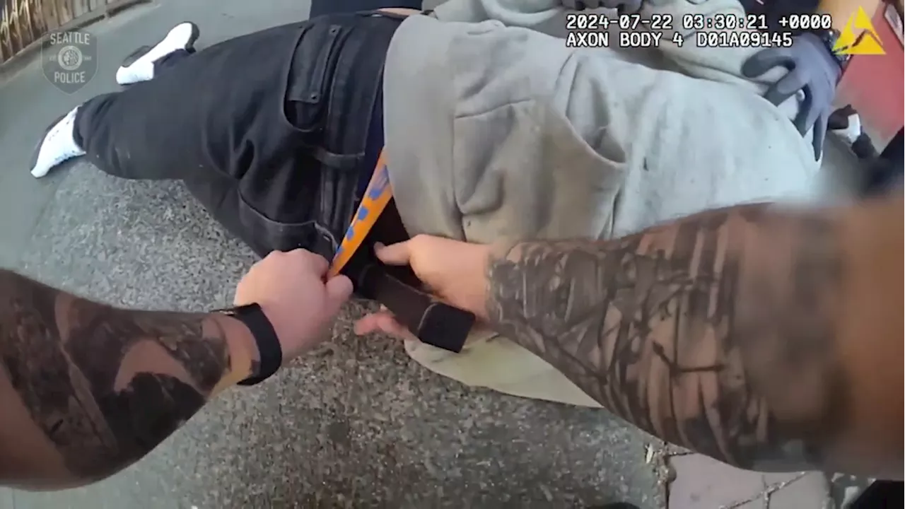 Bodycam video shows Seattle police arrest 3 armed teens brandishing guns at CID parade