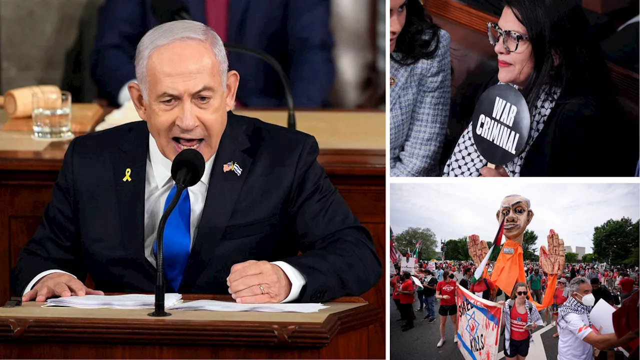 Five arrested in US Capitol building for attempting to disrupt Israeli PM Netanyahu's speech