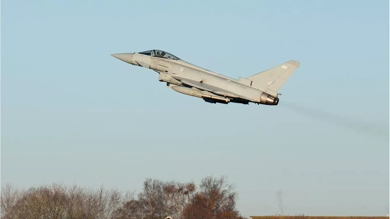 Russia scrambles fighter jets to escort British Typhoons over Black Sea