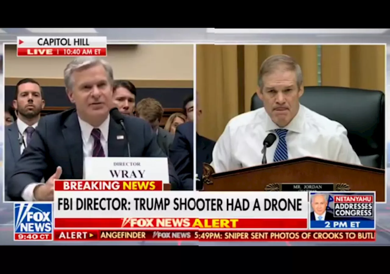 FBI Director Wray Admits Trump Shooter Flew Drone Near Stage Hours Before Rally