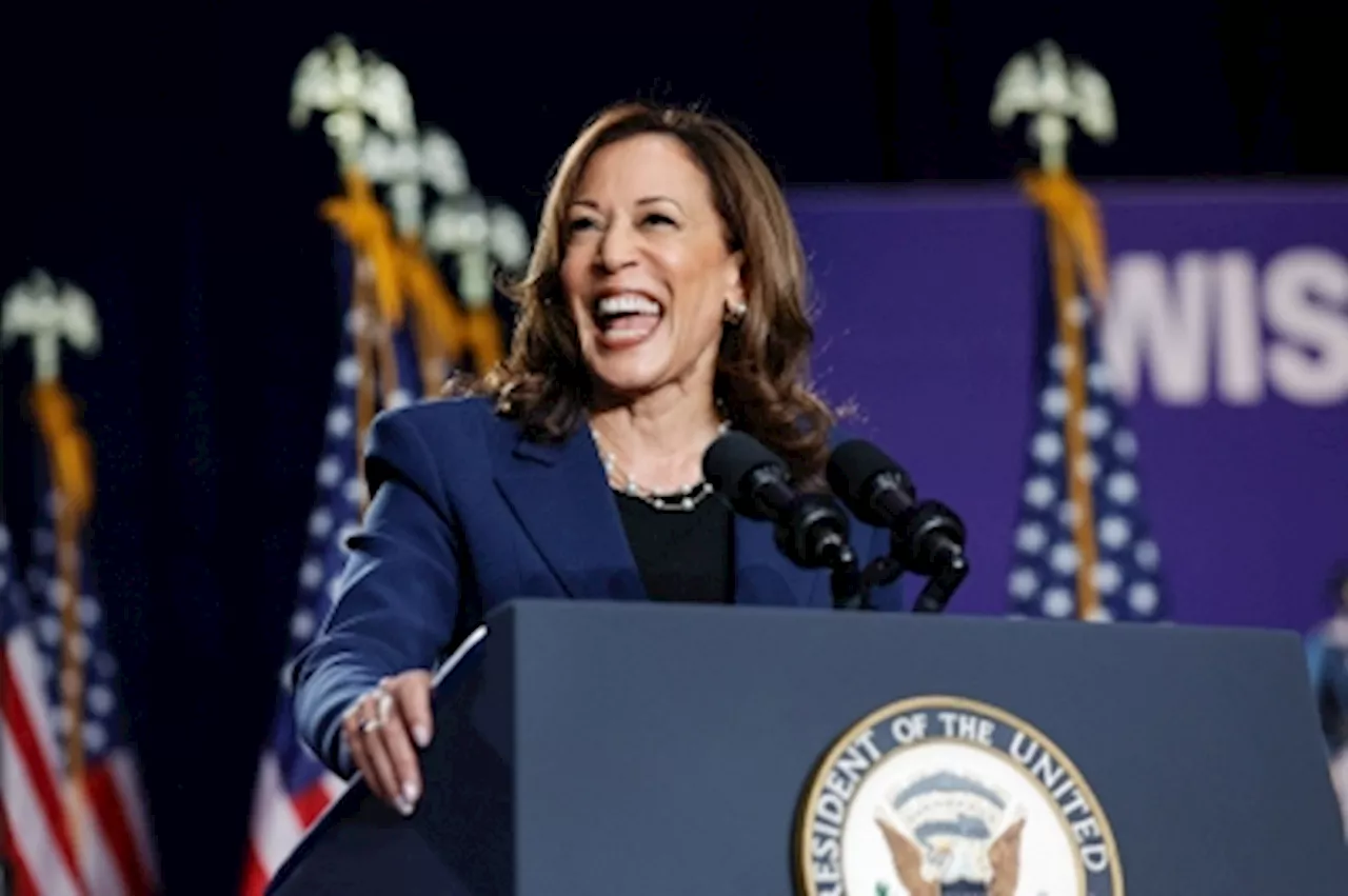 Kamala Harris surges ahead, poll shows narrow lead over Trump after Biden bows out