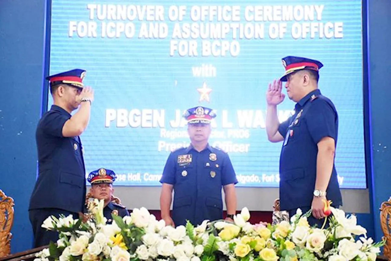 New Iloilo City, Bacolod City police chiefs sworn in