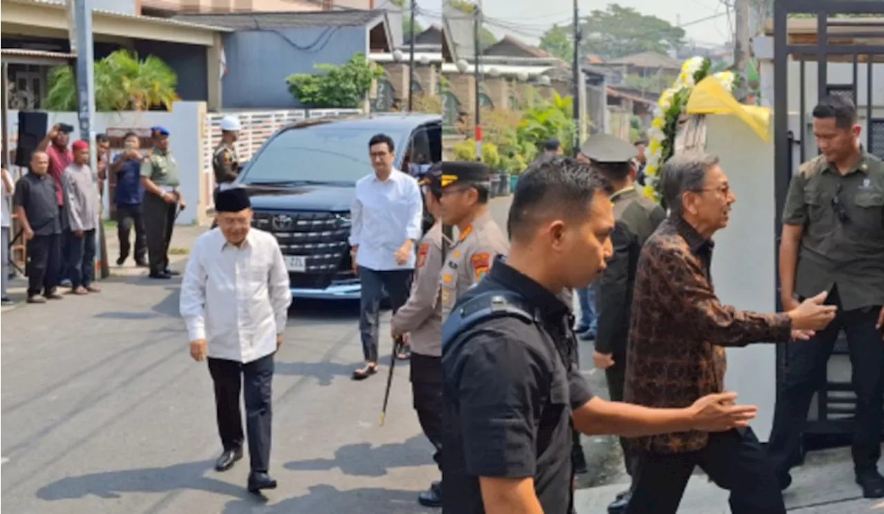 Wapres Boediono dan JK Bertakziah ke Kediaman Hamzah Haz