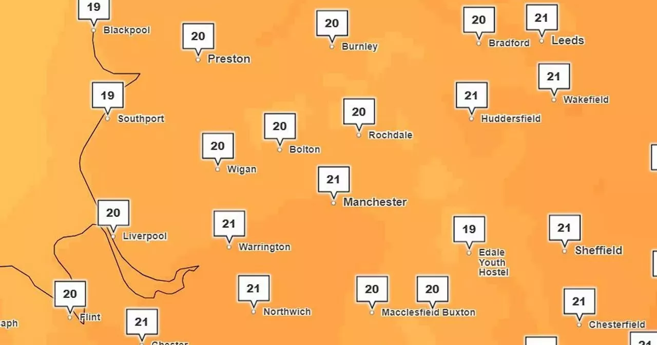 Full list by borough as Met Office says when sun will end in Greater Manchester