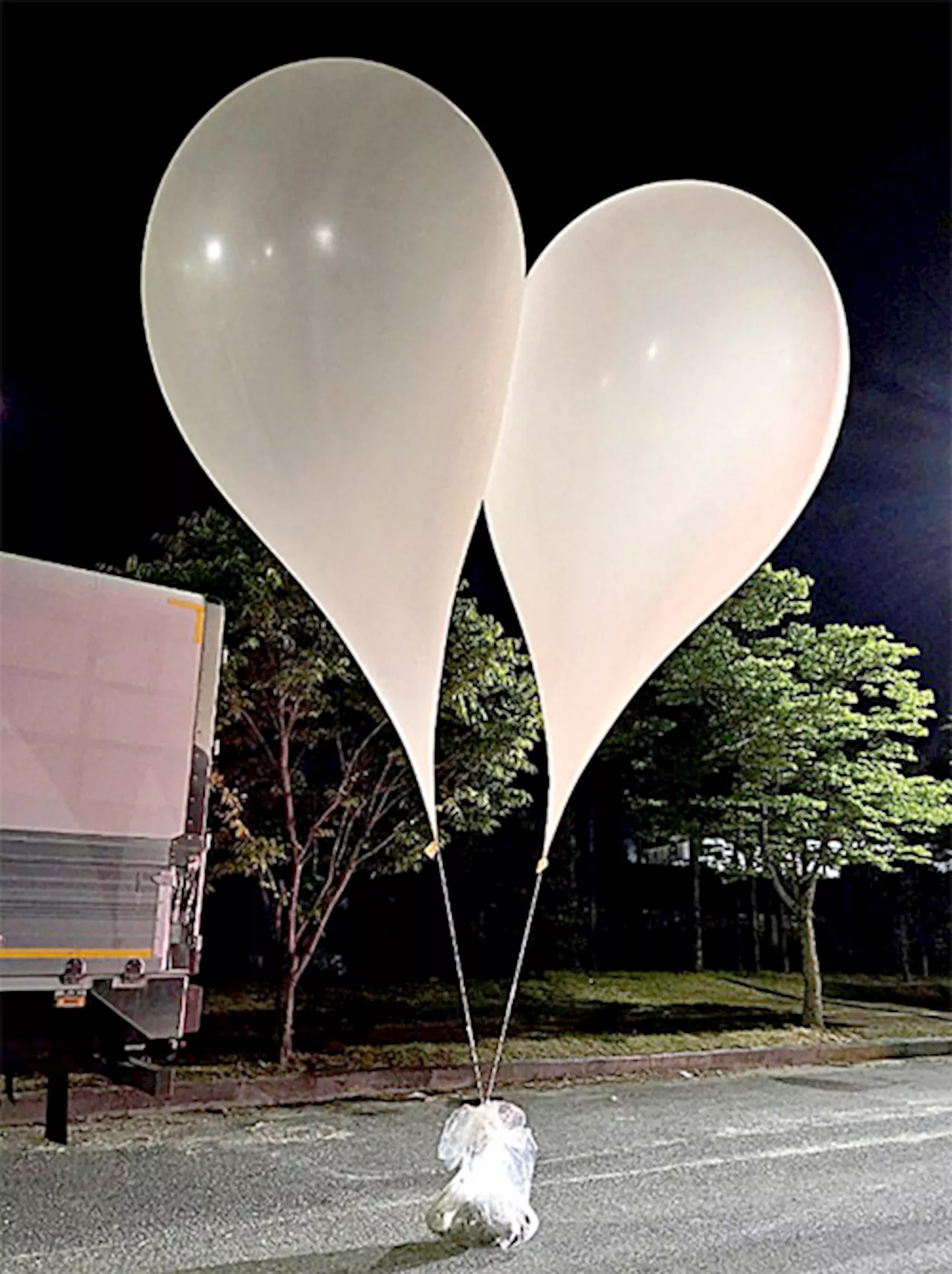 Trash balloons from North Korea hit South’s presidential compound