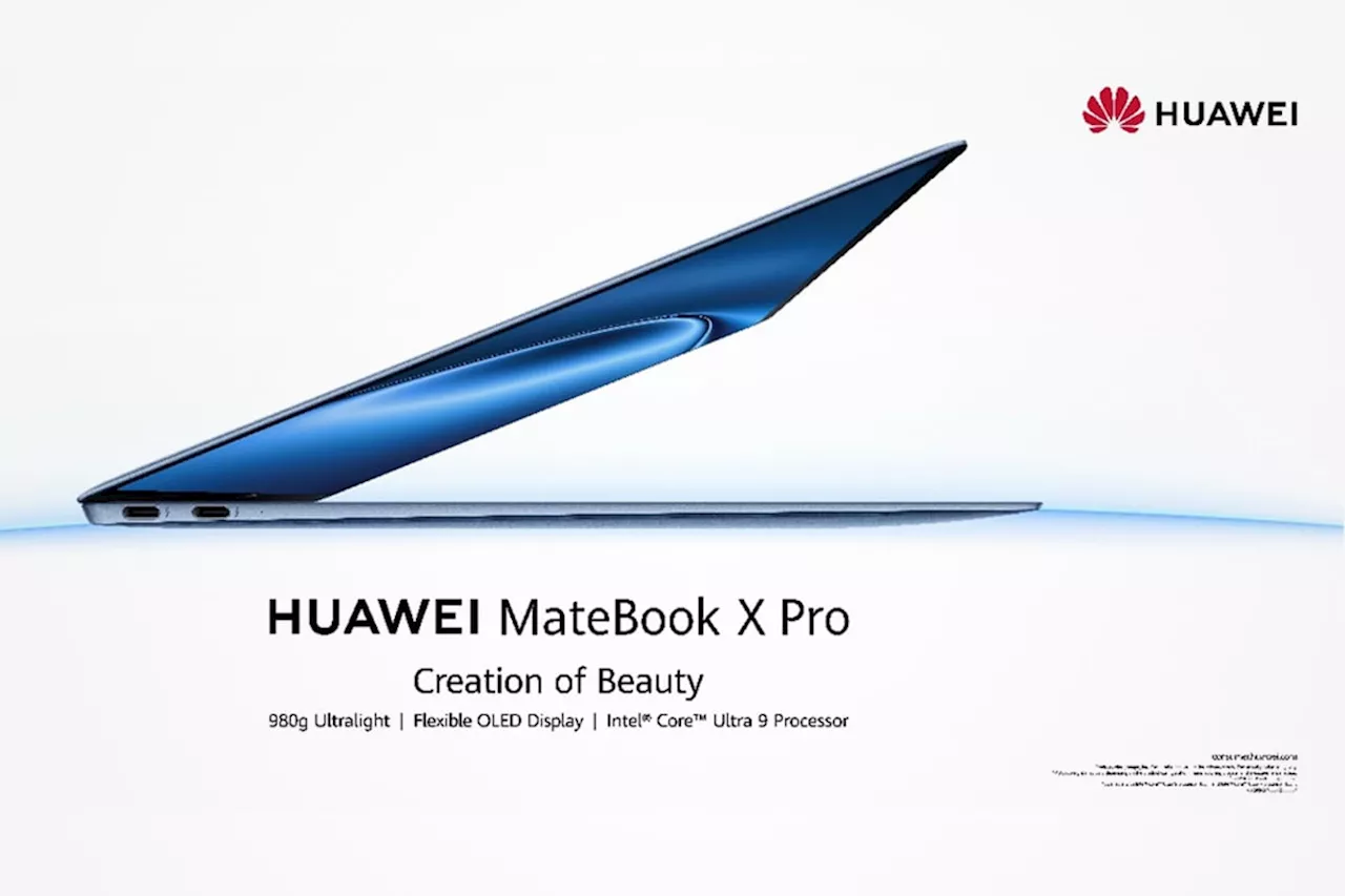 HUAWEI Launches MateBook X Pro Featuring Sleek Design and Superior Performance