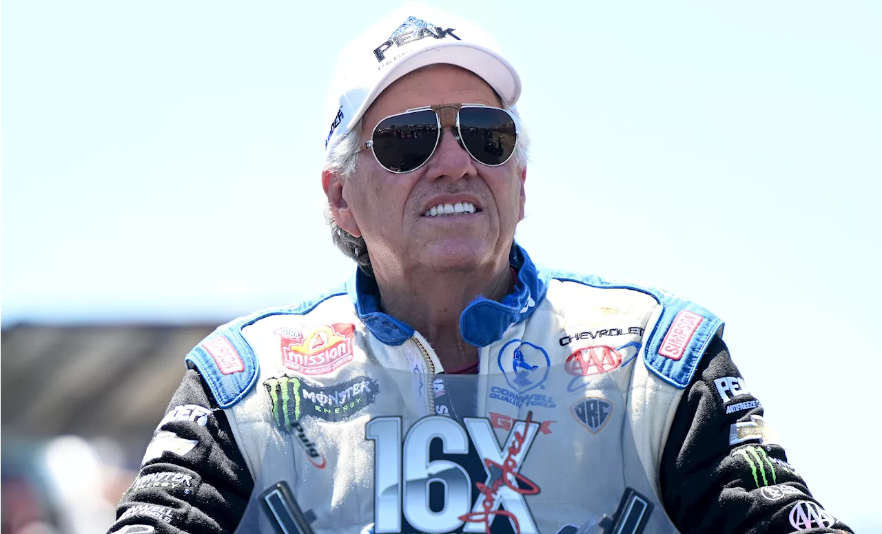 Drag racing legend John Force, injured in 300-mph crash, returns home to Southern California