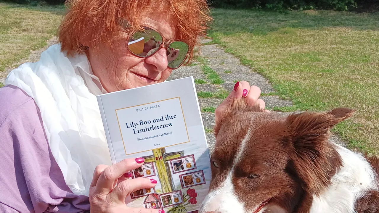 Hunde werden im neuen Buch von Britta Marx zu Detektiven