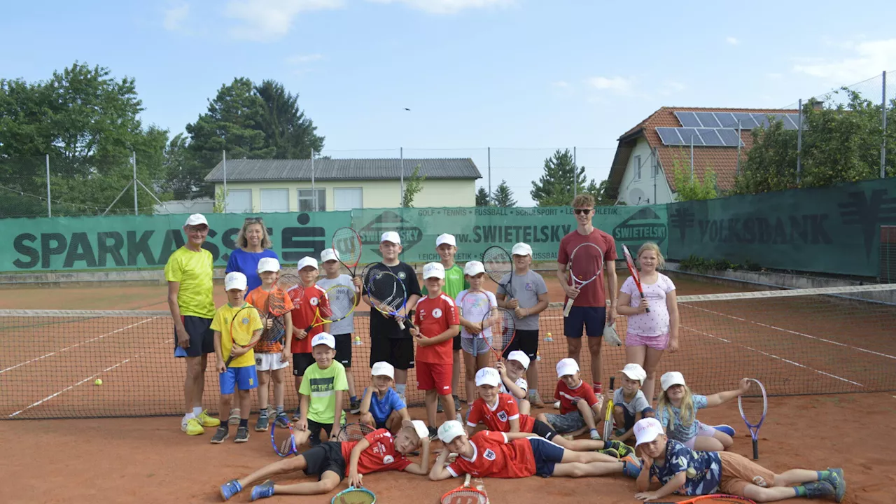 In Obritzberg-Rust übten die „Tennis-Stars von morgen“