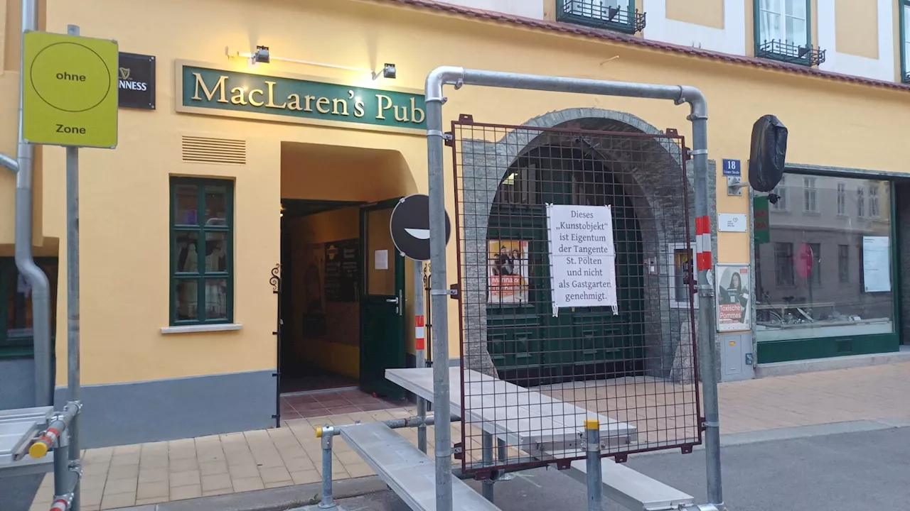 St. Pöltner Pub: Kein Schanigarten nach 19 Uhr in der Linzer Straße