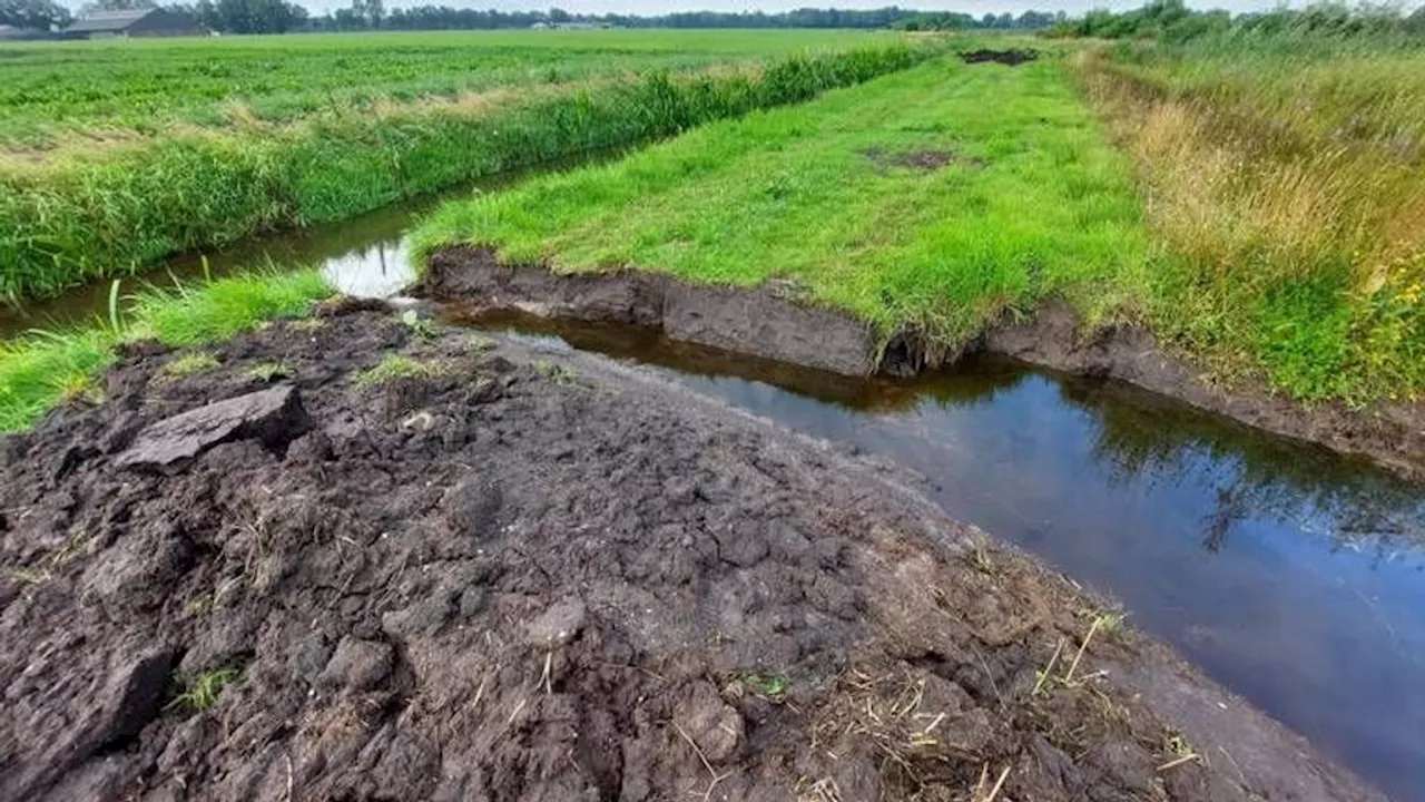 Boete voor boer in Eersel die illegaal geulen graaft voor afwatering