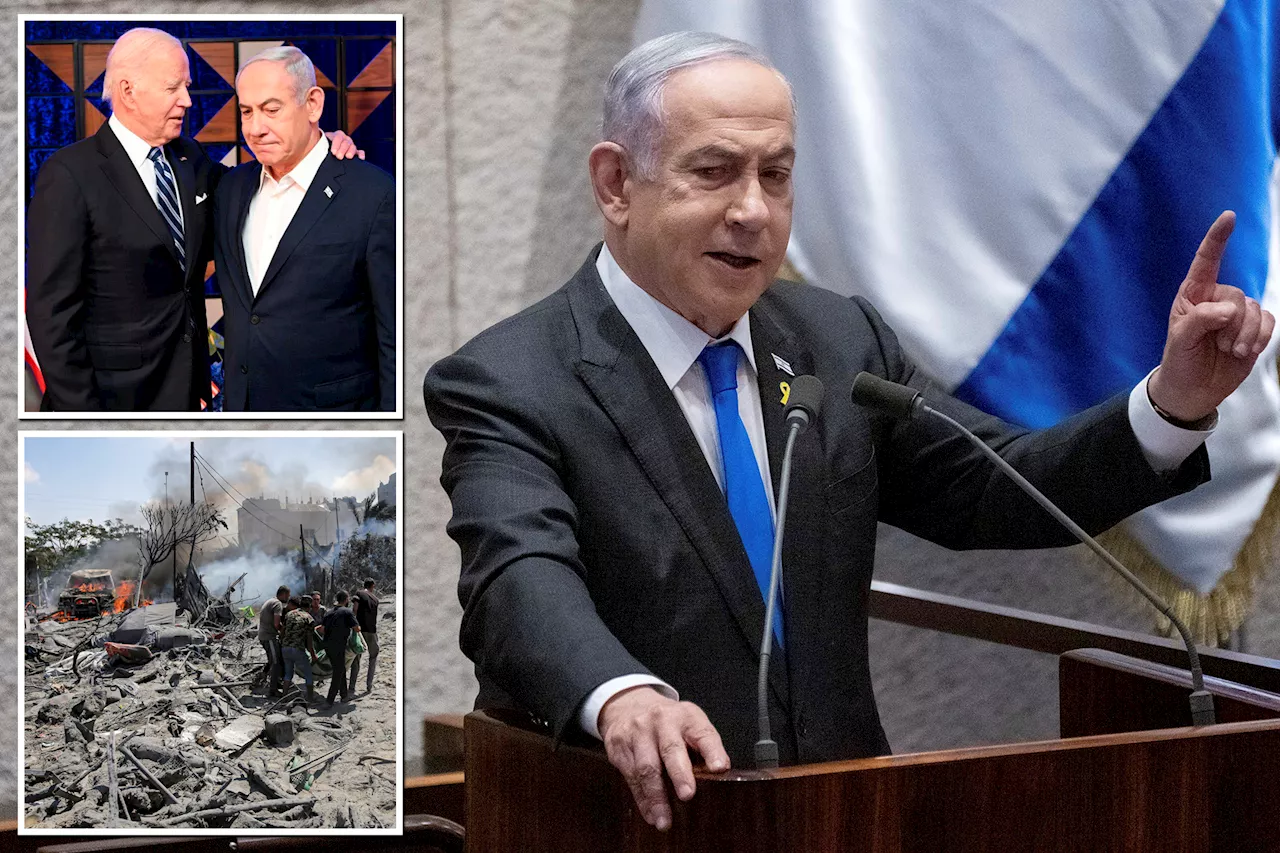 Israeli PM Benjamin Netanyahu tells Congress Hamas 'barbarism' must lose