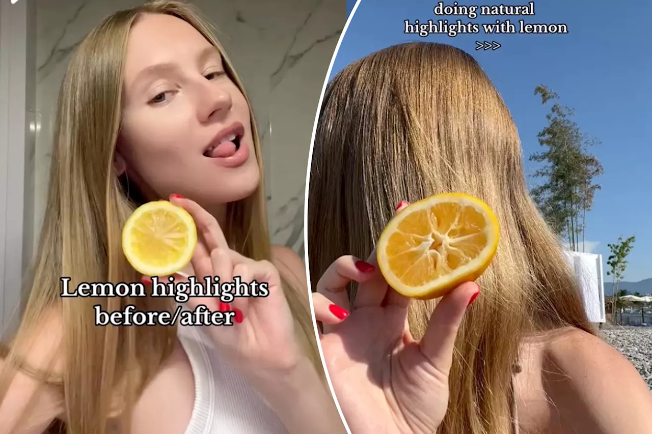 Lemon juice and hair lightening takes off as TikToker and expert weigh in