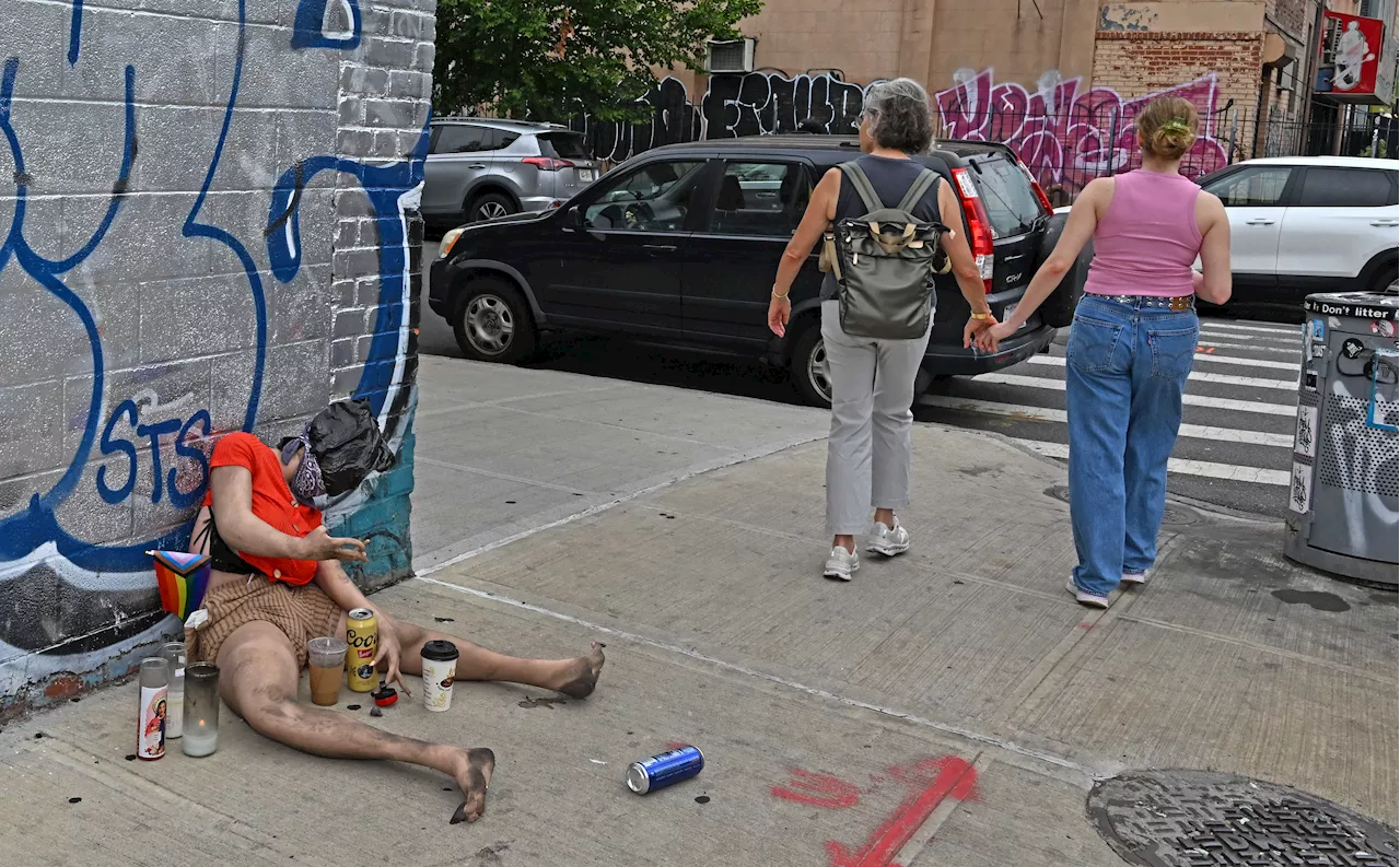 Trendy NYC neighborhood erects memorial around battered sex doll left on street: 'Only in Bushwick'