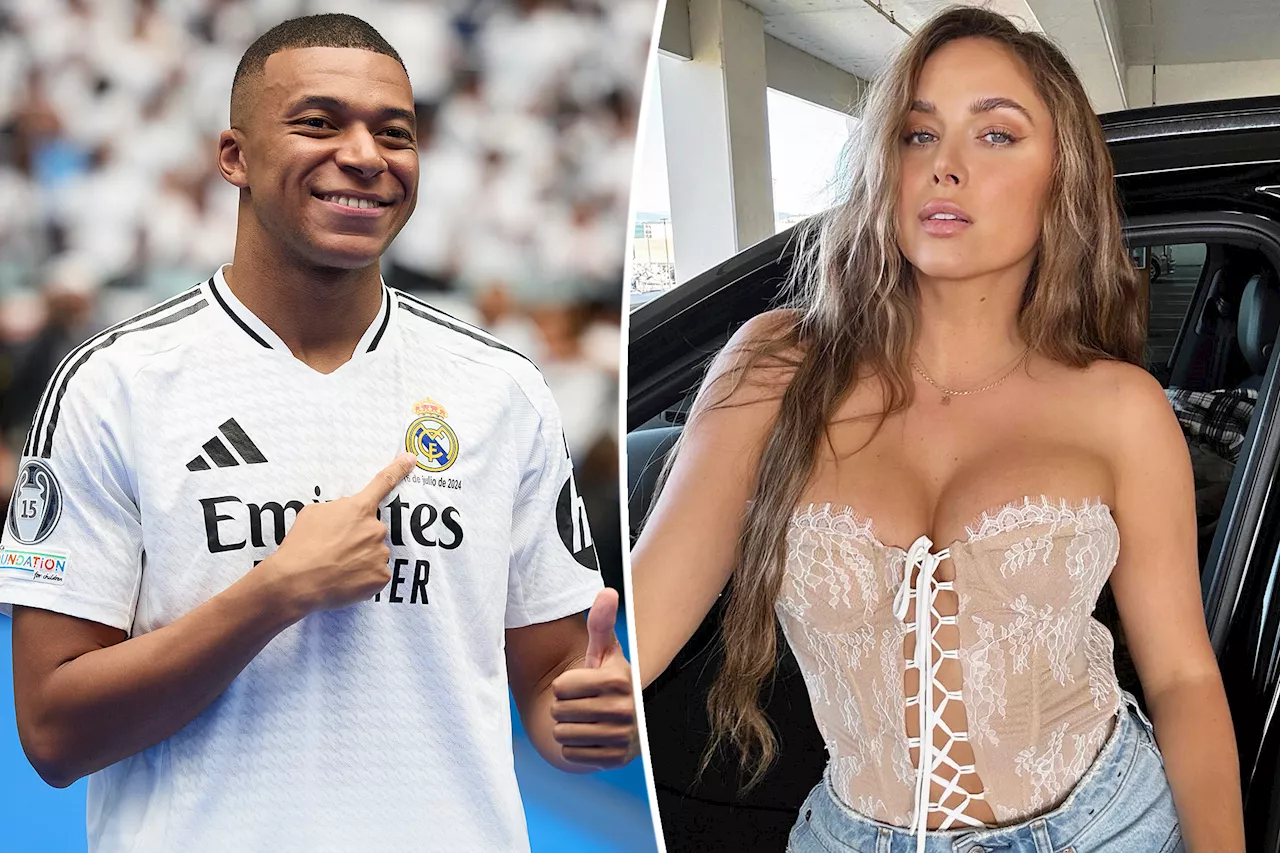 Soccer star Kylian Mbappé seen getting cozy, holding hands with model Dani Grace Almeida in Miami