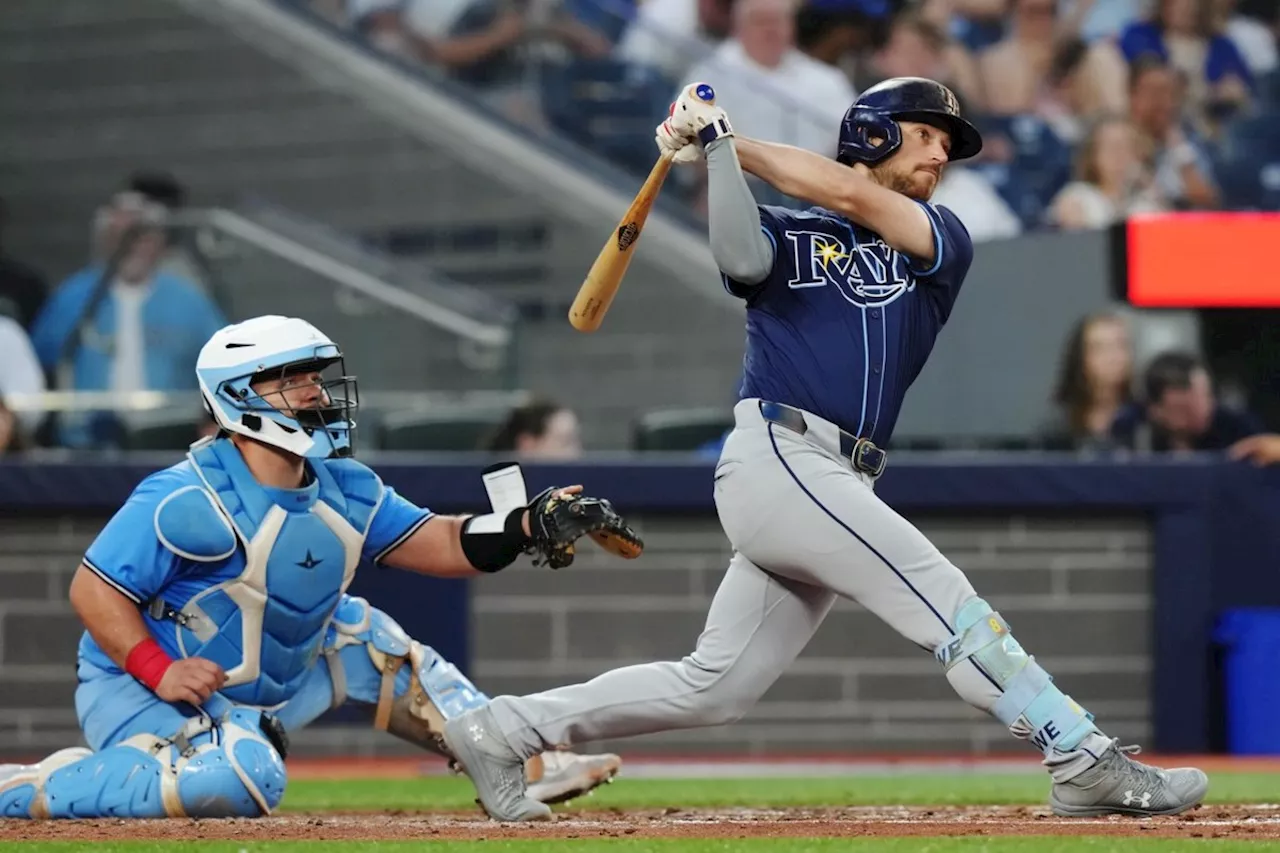 Lowe's two-run homer lifts Rays over Blue Jays 4-2 as Berrios walks six