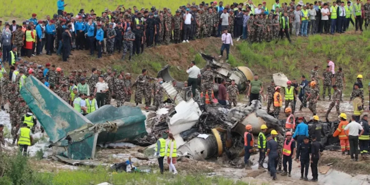 Pesawat Nepal Jatuh, Hanya Satu Orang yang Selamat