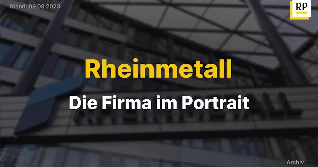 Düsseldorf: Rheinmetall bekommt Auftrag für Munitionsfabrik in der Ukraine​