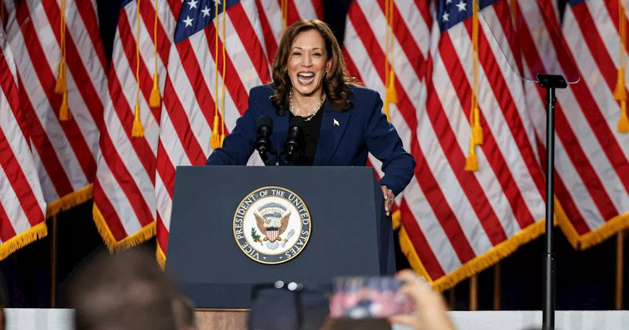 Kamala Harris greift Donald Trump in einem „Swing State“ an​