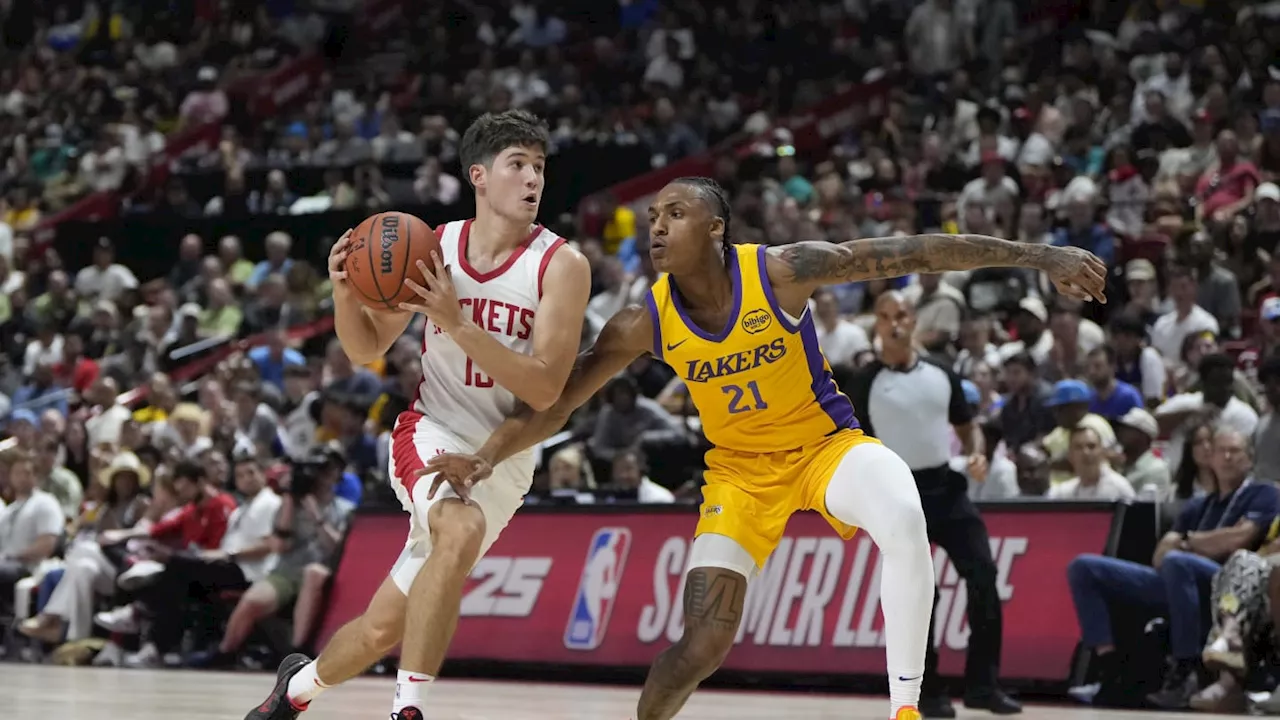 ESPN's Kendrick Perkins Names Rockets' Reed Sheppard as Summer League Standout