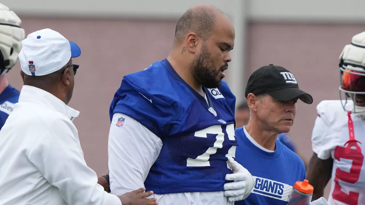 Giants OL Jermaine Eluemunor Offers Encouraging Update on Status