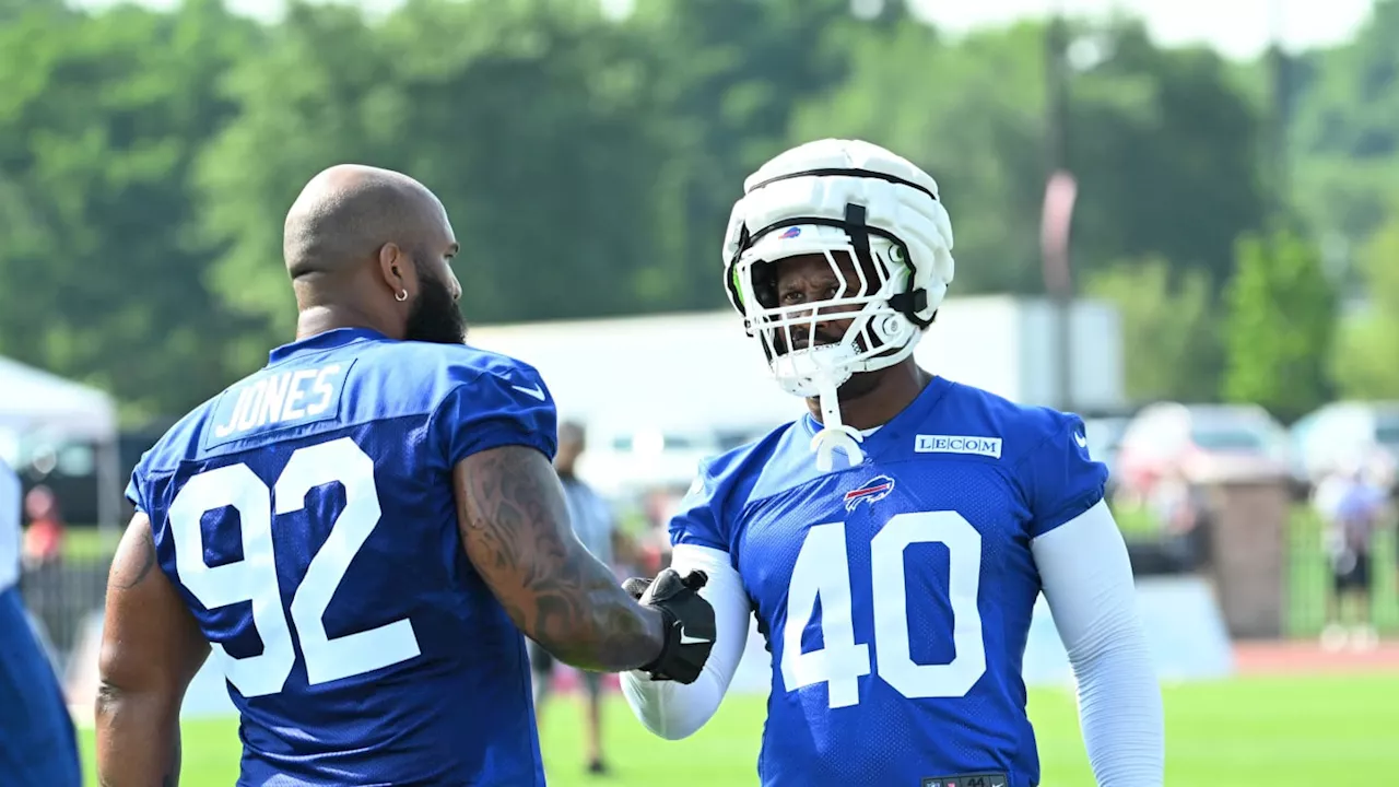 Two Bills defensive stars were full-go on first day of Bills' training camp