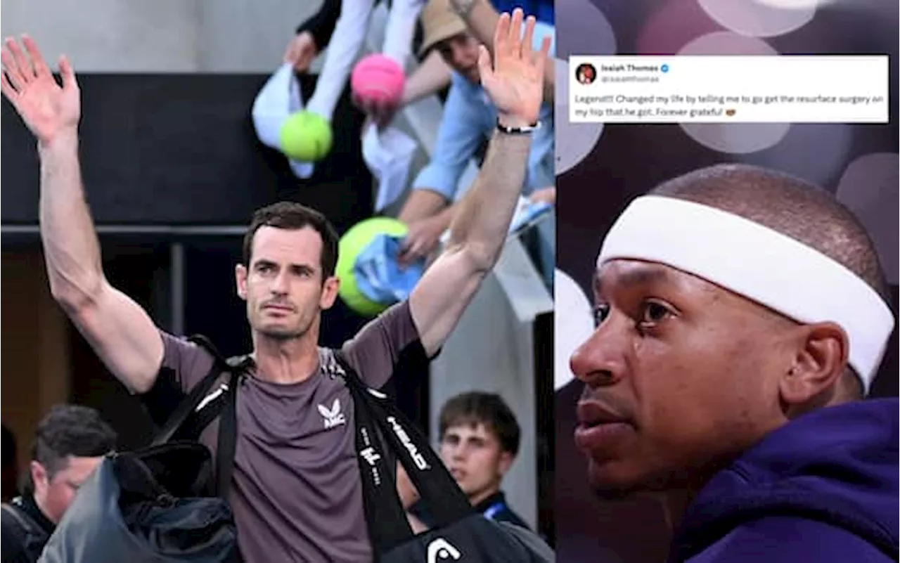 Andy Murray si ritira, Isaiah Thomas lo ringrazia: 'Hai cambiato la mia vita'