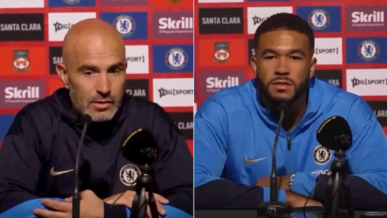 Chelsea boss Enzo Maresca and Reece James speak out on Enzo Fernandez 'racist' chant video