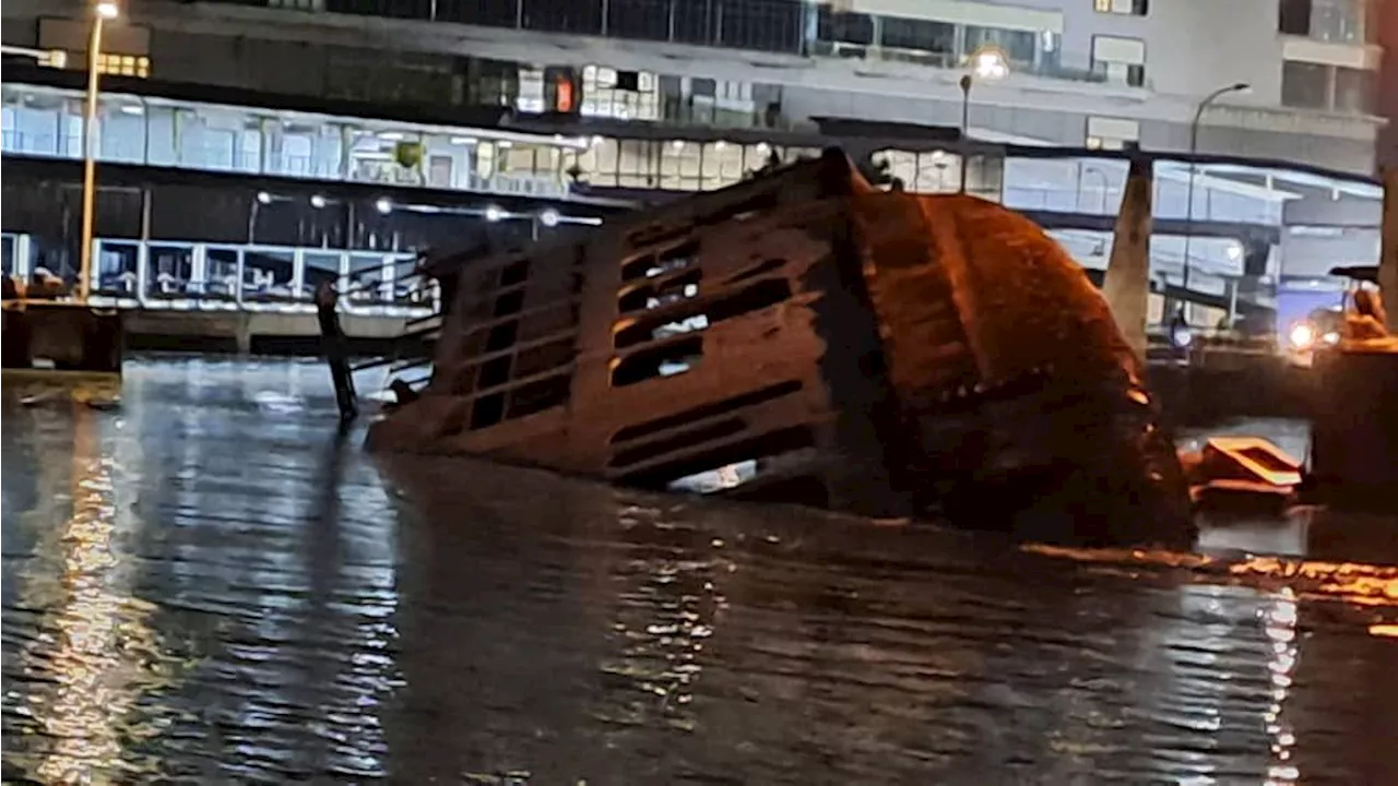 PPC undertaking salvage operations on iconic Penang ferry Pulau Kapas