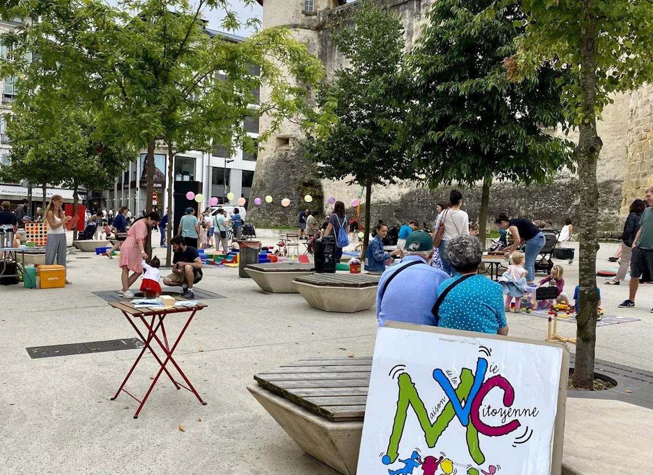 Bayonne : des ateliers parents enfants étaient organisés place Jacques-Porte