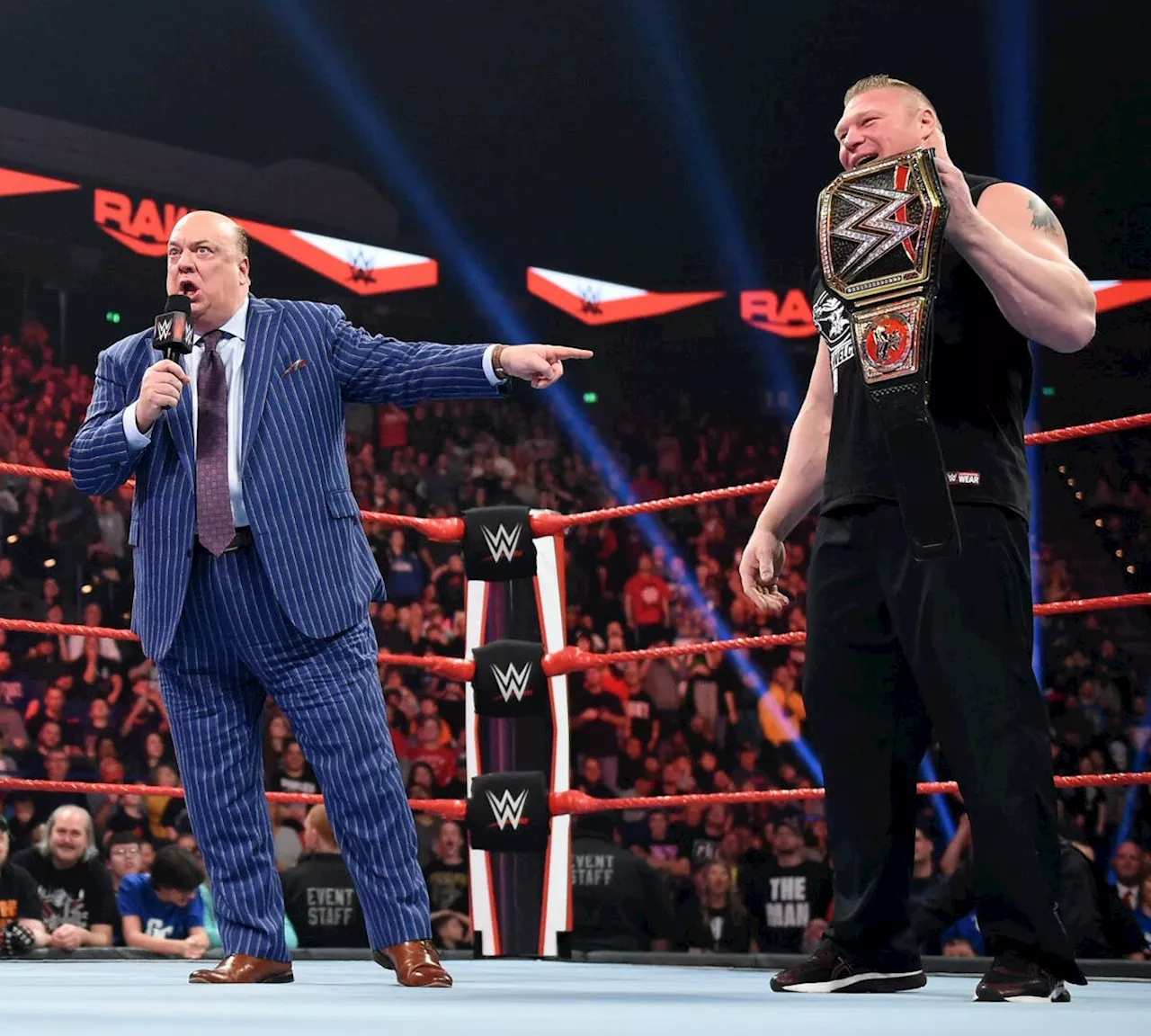 Popular WWE star forced Brock Lesnar to break character with joke that left him in hysterics on live...