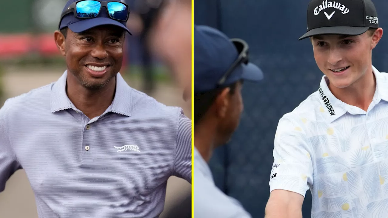 Tiger Woods stuns junior golfer with special congratulations after historic achievement...