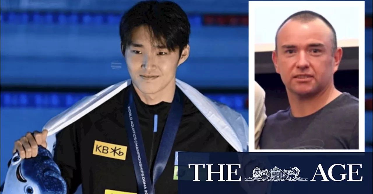 ‘I hope he wins’: Australian swimming coach admits to advising South Korean rival