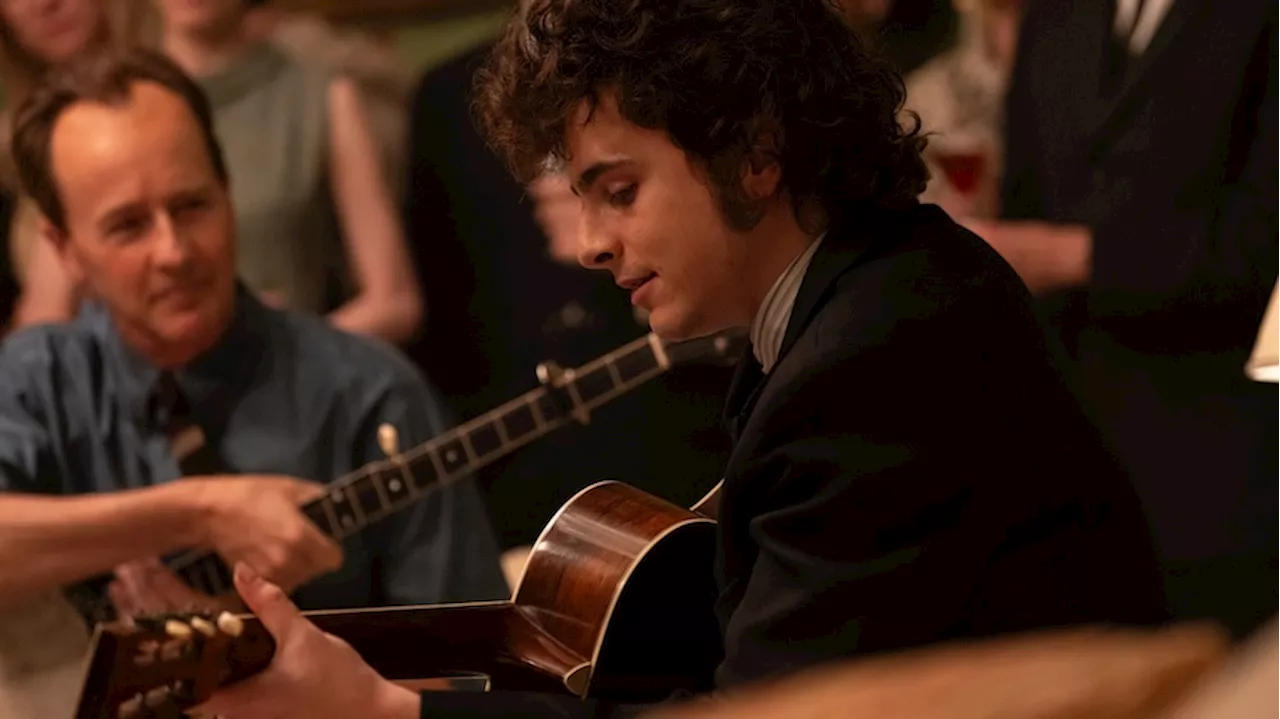 Okay, Timothée Chalamet is actually doing a pretty good Bob Dylan in A Complete Unknown teaser