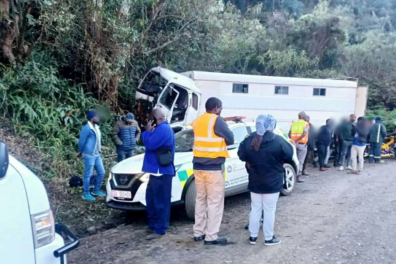 One killed, 60 injured in truck crash transporting workers in KZN