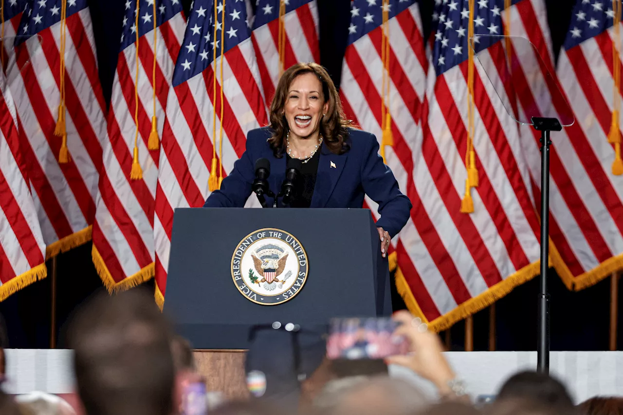 Kamala Harris brings energy and positivity at her debut campaign rally