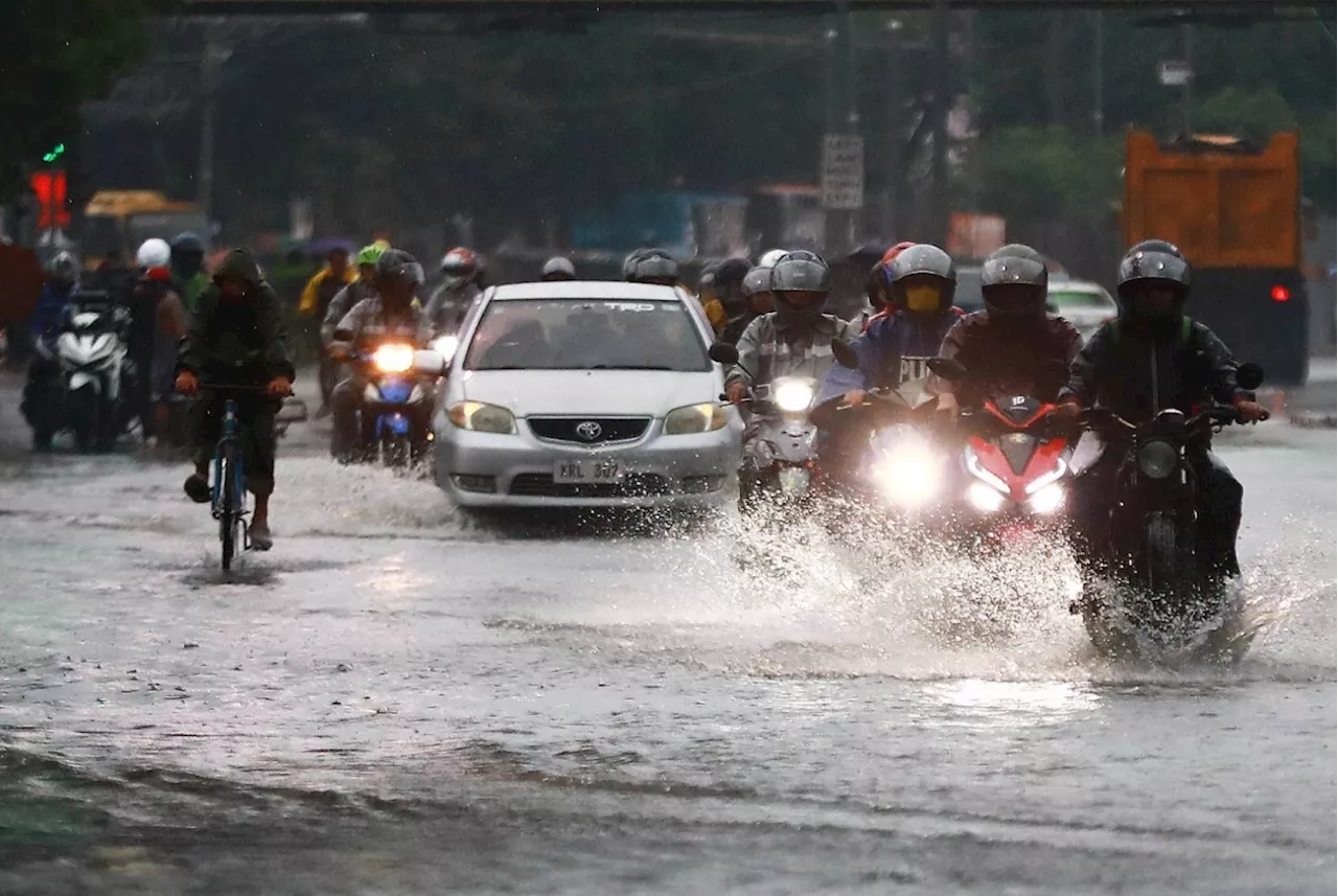 Pagasa issues 'dangerous' red rainfall warning in Metro Manila, 4 other areas