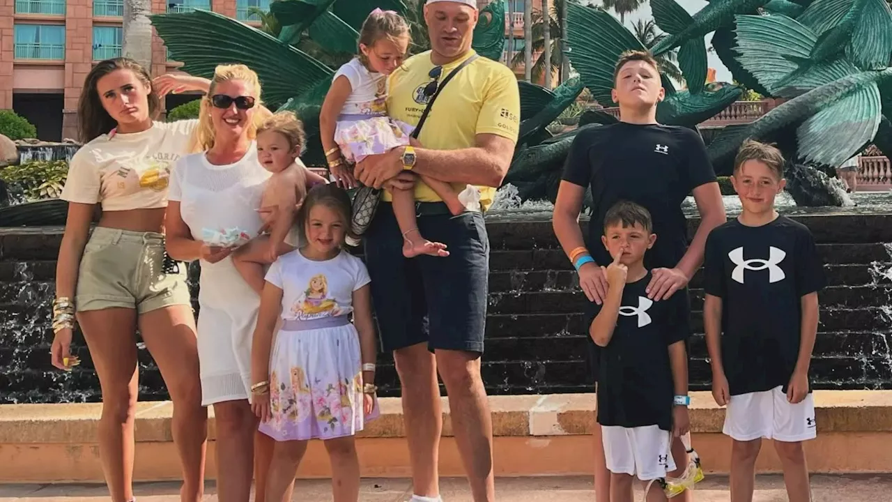 ‘Hate to see it, raise kids with manners’ fans slam as they spot cheeky detail in Paris Fury’s family holid...