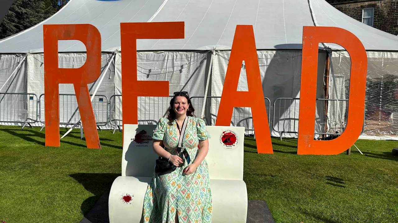 I went to the Glastonbury of book festivals where you rub shoulders with TV celebs