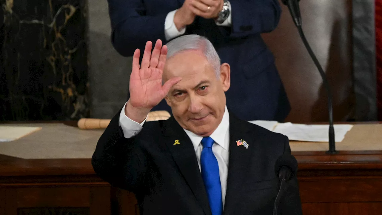 Israeli PM Benjamin Netanyahu warns ‘America is next’ in fiery address at Congress as protesters pep...