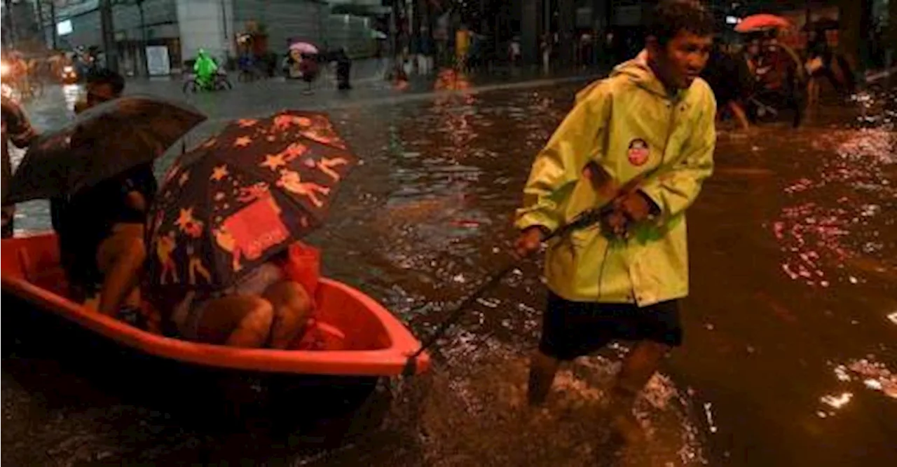 Banjir lumpuhkan Manila dan beberapa kawasan