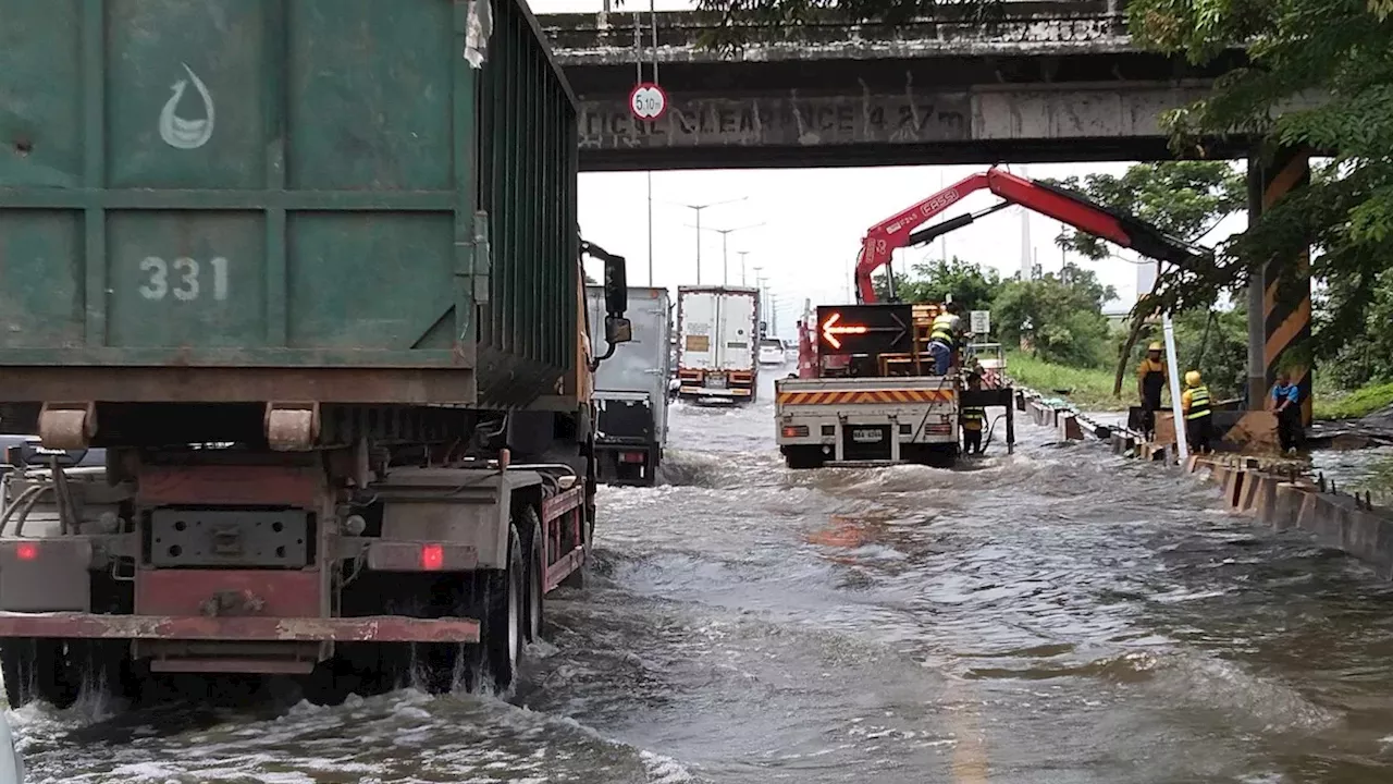 Typhoon Carina: Parts of NLEX currently not passable due to floods