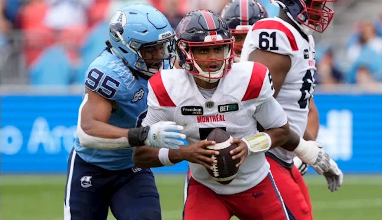 Alouettes turn to QB Evans in key Week 8 matchup vs. Roughriders on TSN