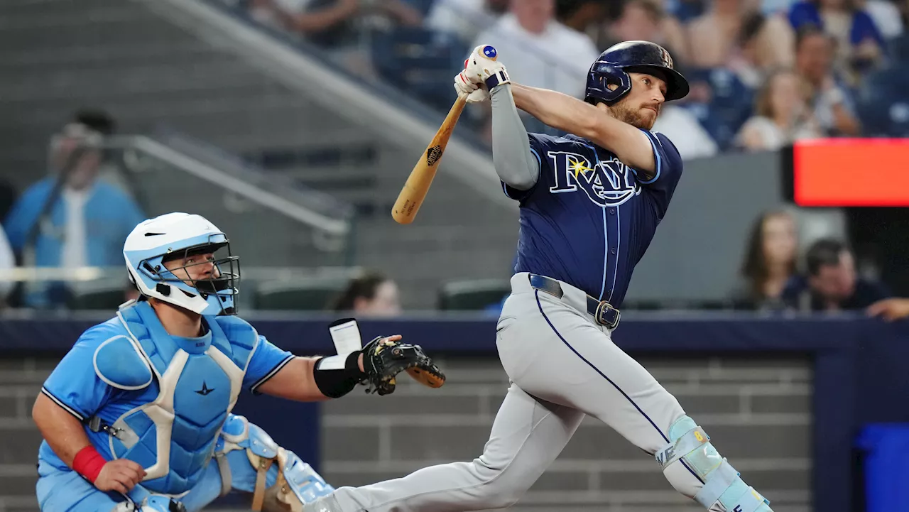 Lowe's two-run homer lifts Rays to victory over Blue Jays in series opener