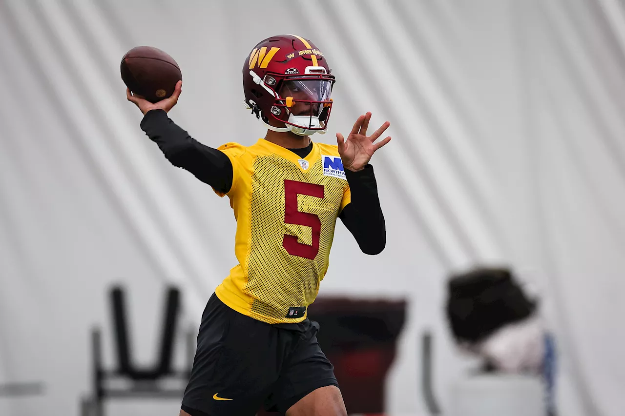 Rookie QB Daniels the focus of Commanders training camp