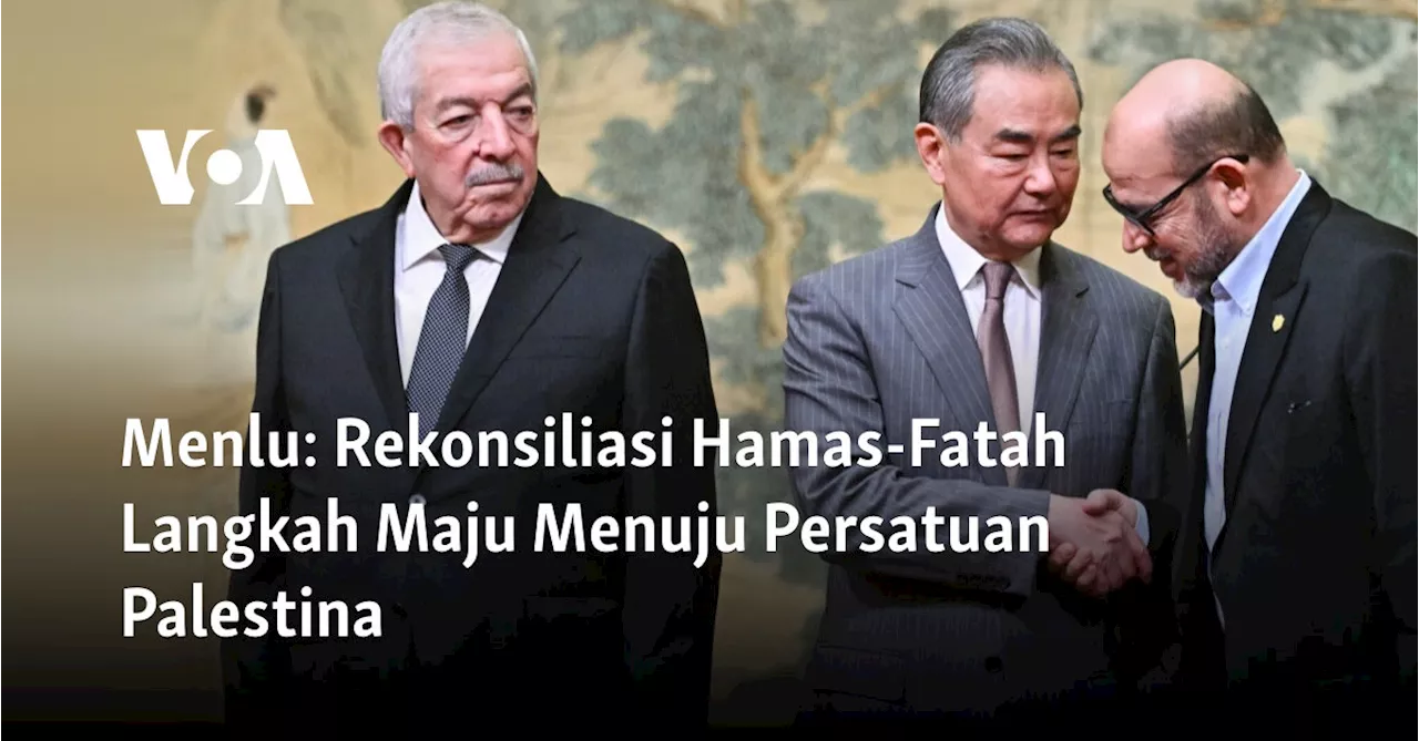 Menlu: Rekonsiliasi Hamas-Fatah Langkah Maju Menuju Persatuan Palestina