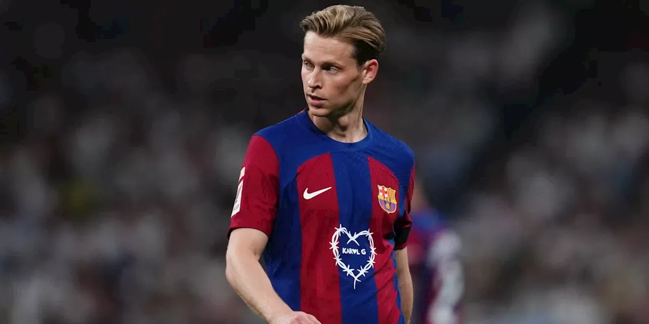 'Barcelona zonder Frenkie de Jong op tournee, zelfs seizoenstart nog onzeker'